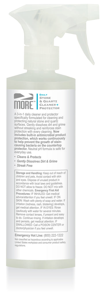 MORE™ Stone & Quartz Cleaner - w/Antimicrobial Protection